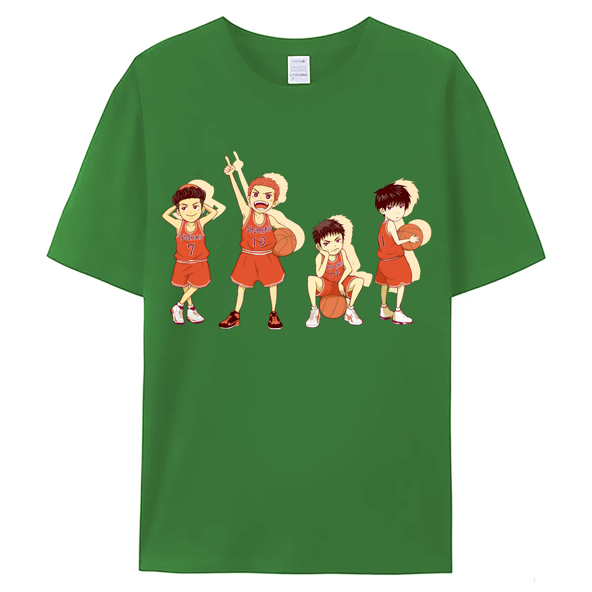 （画像用） SLAM DUNK／スラムダンク レディースカジュアルプリントTシャツ（綿100％）